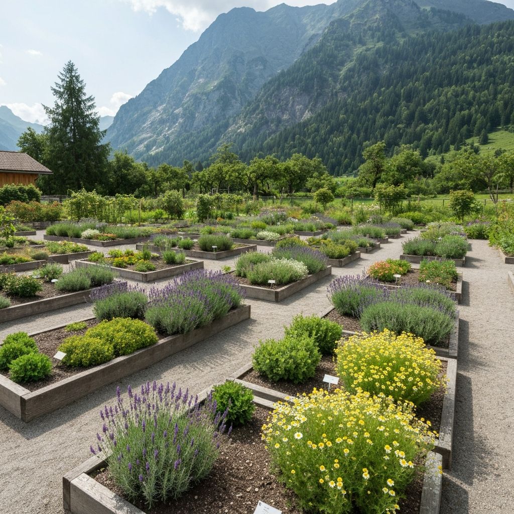 Historische Kräutergärten